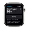 Apple Watch Series 6 GPS+Cellular 44mm grafitszínű rozsdamentesacél tok, fekete sportszíj 
