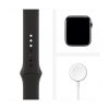 Apple Watch Series 6 GPS+Cellular 44mm grafitszínű rozsdamentesacél tok, fekete sportszíj 