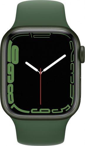Apple Watch Series 7 GPS 41mm zöld aluminium tok, rétzöld sportszíj