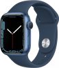 Apple Watch Series 7 GPS 41mm kék aluminium tok, mély indigókék sportszíj 