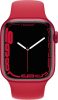 Apple Watch Series 7 GPS 41mm (PRODUCT)RED aluminium tok, (PRODUCT)RED sportszíj