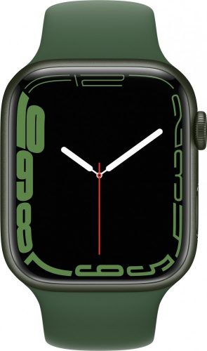 Apple Watch Series 7 GPS 45mm zöld aluminium tok, rétzöld sportszíj 