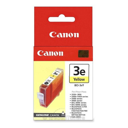 Canon BCI-3Y Tintapatron BJC-3000, i550 nyomtatókhoz, sárga, 13ml