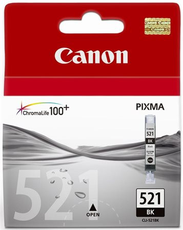 Canon CLI-521B Tintapatron Pixma iP3600, 4600, MP540 nyomtatókhoz, fekete, 9ml