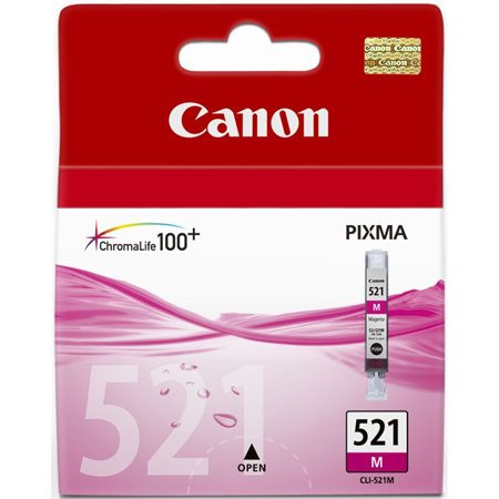 Canon CLI-521M Tintapatron Pixma iP3600, 4600, MP540 nyomtatókhoz, magenta, 9ml