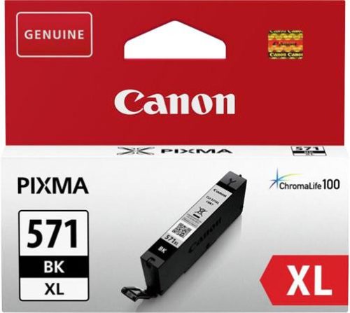 Canon CLI-571XL Tintapatron Pixma MG 5700 Series/6800 Series/7700 Series nyomtatókhoz, fekete, 11 ml