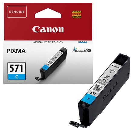 Canon CLI-571C Tintapatron Pixma MG5750, 6850,7750 nyomtatókhoz, cián, 7 ml
