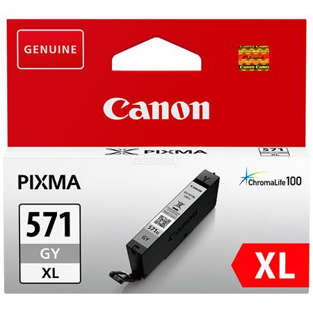 Canon CLI-571GXL Tintapatron Pixma MG5750, 6850, 7750 nyomtatókhoz, szürke, 11ml