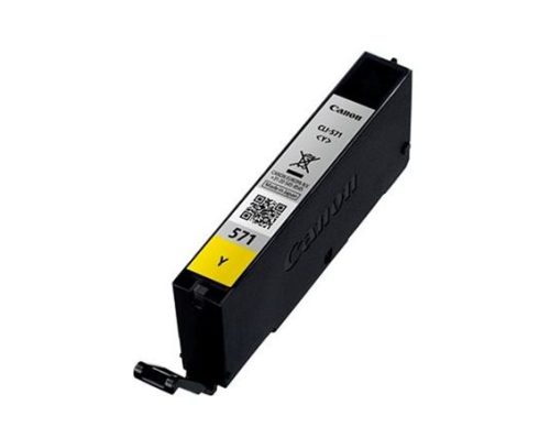 Canon CLI-571Y Tintapatron Pixma MG5750, 6850,7750 nyomtatókhoz, sárga, 7 ml
