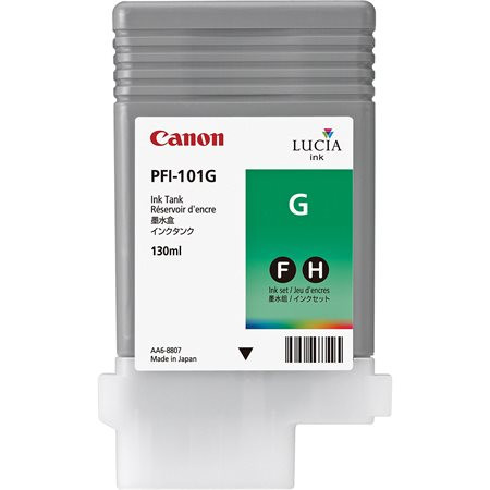 Canon PFI-101G Tintapatron iPF5100, iPF6100 nyomtatóhoz, zöld, 130ml