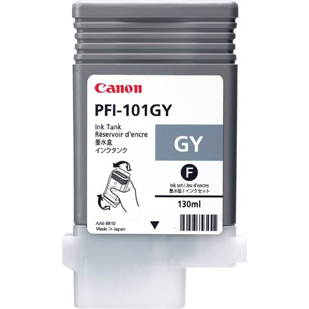Canon PFI-101GY Tintapatron iPF5000, 6000S nyomtatóhoz, szürke, 130ml