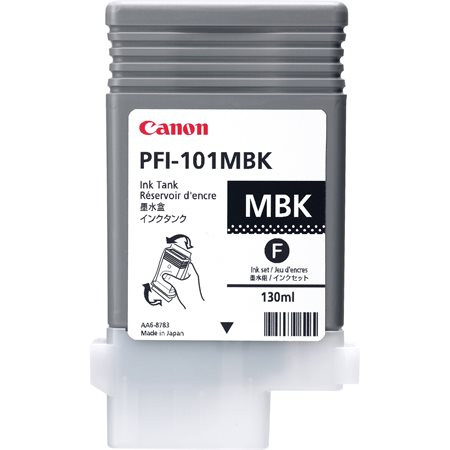 Canon PFI-101MB Tintapatron iPF5000, 6000S nyomtatóhoz, matt fekete, 130ml