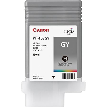 Canon PFI-103GY Tintapatron iPF5100, 6100, 6200 nyomtatókhoz, szürke, 130ml