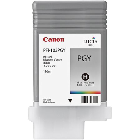 Canon PFI-103PGY Fotópatron iPF5100, 6100, 6200 nyomtatókhoz, szürke, 130ml