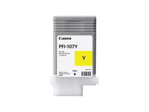 Canon PFI-107Y Tintapatron iPF780, 770 nyomtatóhoz, sárga, 130ml
