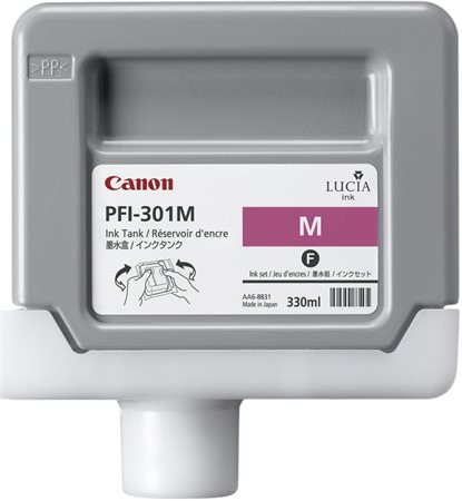 Canon PFI-301M Tintapatron iPF8000S, 9000S nyomtatókhoz, magenta, 330ml