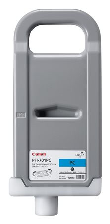 Canon PFI-701PC Fotópatron iPF8000S, 9000S nyomtatókhoz, cián, 700ml