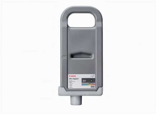 Canon PFI-702GY Tintapatron iPF8100, 9100 nyomtatóhoz, szürke, 700ml