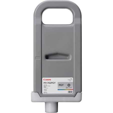 Canon PFI-702PGY Fotópatron iPF8100, 9100 nyomtatóhoz, szürke, 700ml