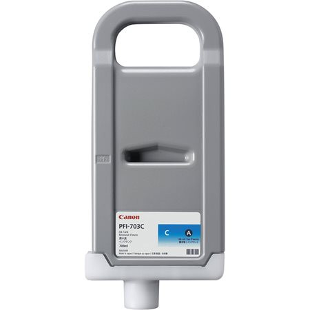 Canon PFI-703C Tintapatron iPF810, 820 nyomtatóhoz, cián, 700ml