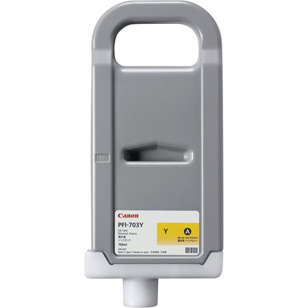 Canon PFI-703Y Tintapatron iPF810, 820 nyomtatóhoz, sárga, 700ml