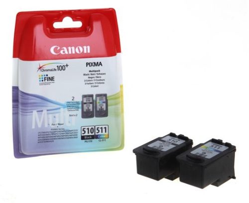 Canon PG510/CL511 Tintapatron multipack Pixma MP240 nyomtatóhoz, fekete, színes, 220+240 oldal