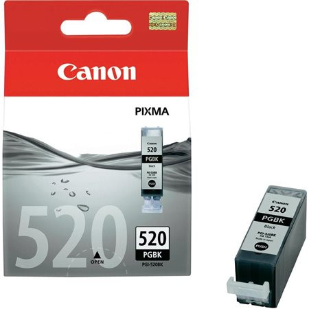 Canon PGI-520B Tintapatron Pixma iP3600, 4600, MP540 nyomtatókhoz, fekete, 19ml