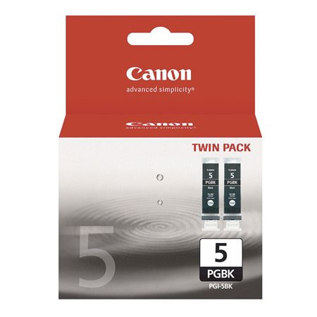 Canon PGI-5BTWIN Tintapatron Pixma iP3500, 4200, 4300 nyomtatókhoz, fekete, 2*26ml