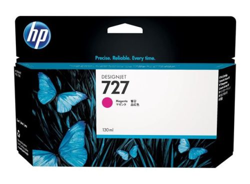HP B3P20A Tintapatron DesignJet T1500, T2500, T920, T930 nyomtatókhoz, HP  727, magenta, 130 ml