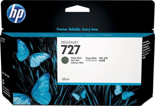 HP B3P22A Tintapatron DesignJet T1500, T2500, T920, T930 nyomtatókhoz, HP  727, matt fekete, 130 ml