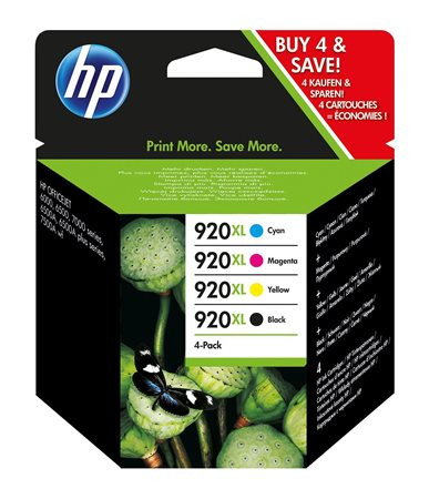 HP C2N92A Tintapatron multipack Officejet 6000, 6500 nyomtatókhoz HP  920xl, b+c+m+y
