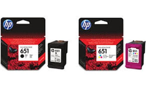 HP C2P11AE Tintapatron Deskjet Ink Advantage 5575 nyomtatóhoz, HP  651, színes, 300 oldal
