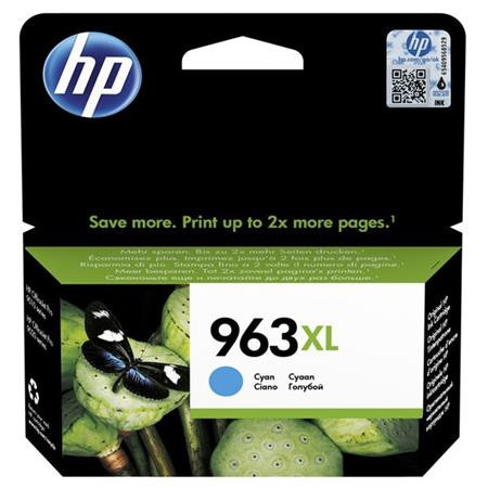 HP 3JA27AE Tintapatron OfficeJet Pro 9010, 9020 nyomtatókhoz, HP  963XL, cián, 1600 oldal
