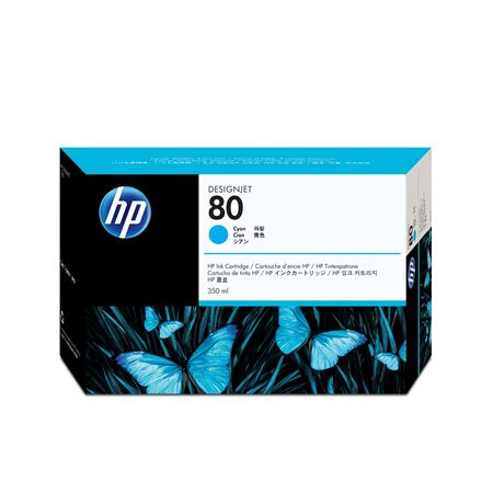 HP C4846A Tintapatron DesignJet 1050C, 1055CN nyomtatókhoz, HP  80, cián, 350ml