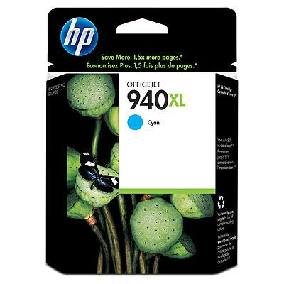 HP C4907AE Tintapatron OfficeJet Pro 8000, 8500 nyomtatókhoz, HP  940xl, cián, 1,4k