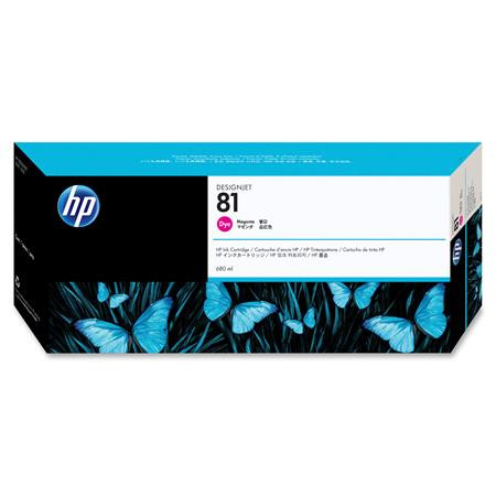 HP C4932A Tintapatron DesignJet 5000, 5000ps nyomtatókhoz, HP  81, magenta, 680ml