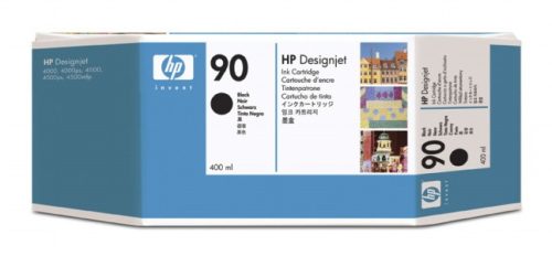 HP C5058A Tintapatron DesignJet 4000 nyomtatóhoz, HP  90, fekete, 400ml