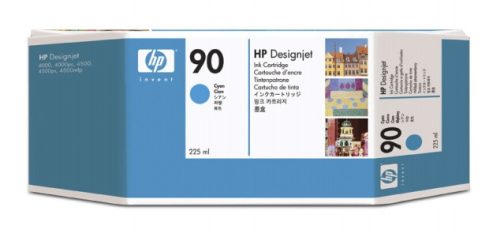 HP C5060A Tintapatron DesignJet 4000 nyomtatóhoz, HP  90, cián, 225ml