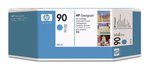HP C5061A Tintapatron DesignJet 4000 nyomtatóhoz, HP  90, cián, 400ml