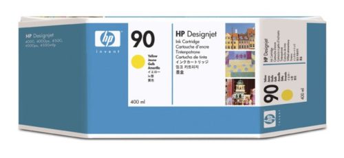 HP C5065A Tintapatron DesignJet 4000 nyomtatóhoz, HP  90, sárga, 400ml