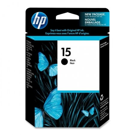 HP C6615DE Tintapatron DeskJet 810c, 812c, 816 nyomtatókhoz, HP  15, fekete, 25ml