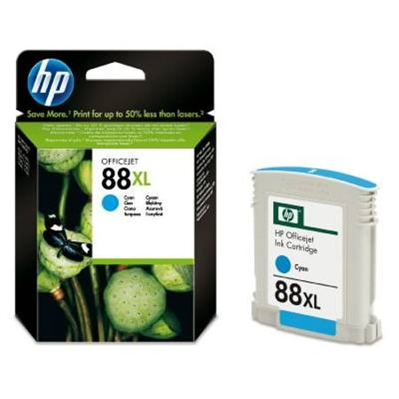 HP C9391AE Tintapatron OfficeJet Pro K550 nyomtatóhoz, HP  88xl, cián, 17,1ml