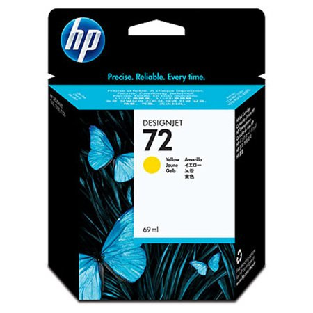 HP C9400A Tintapatron DesignJet T610, T640, T1100 nyomtatókhoz, HP  72, sárga, 69ml