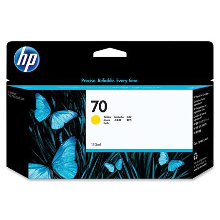 HP C9454A Fotópatron DesignJet Z2100, 3100 nyomtatókhoz, HP  70, sárga, 130ml 
