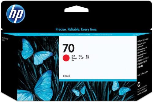 HP C9456A Tintapatron DesignJet Z2100, 3200 sorozat nyomtatókhoz, HP  70, piros, 130ml 
