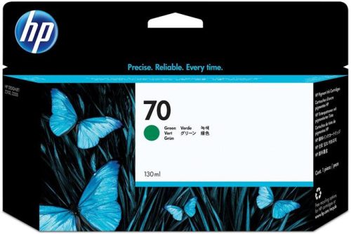 HP C9457A Tintapatron DesignJet Z2100, 3200 sorozat nyomtatókhoz, HP  70, zöld, 130ml 
