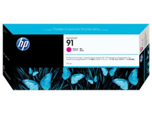 HP C9468A Tintapatron DesignJet Z6100, Z6100ps nyomtatókhoz, HP  91, magenta, 775ml