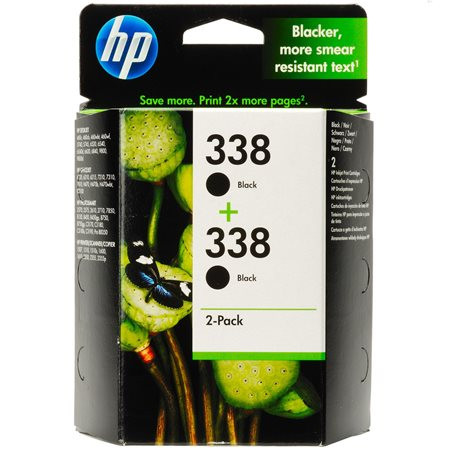 HP CB331EE Tintapatron DeskJet 5740, 6540 nyomtatókhoz, HP  338, fekete, 2*11ml