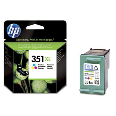 HP CB338EE Tintapatron DeskJet D4260, OfficeJet J5780 nyomtatókhoz, HP  351xl, színes, 14ml