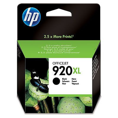 HP CD975AE Tintapatron OfficeJet 6000, 6500 nyomtatókhoz, HP  920xl, fekete, 1 200 oldal